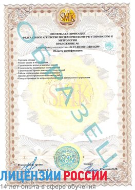 Образец сертификата соответствия (приложение) Вольно-Надеждинское Сертификат ISO 14001